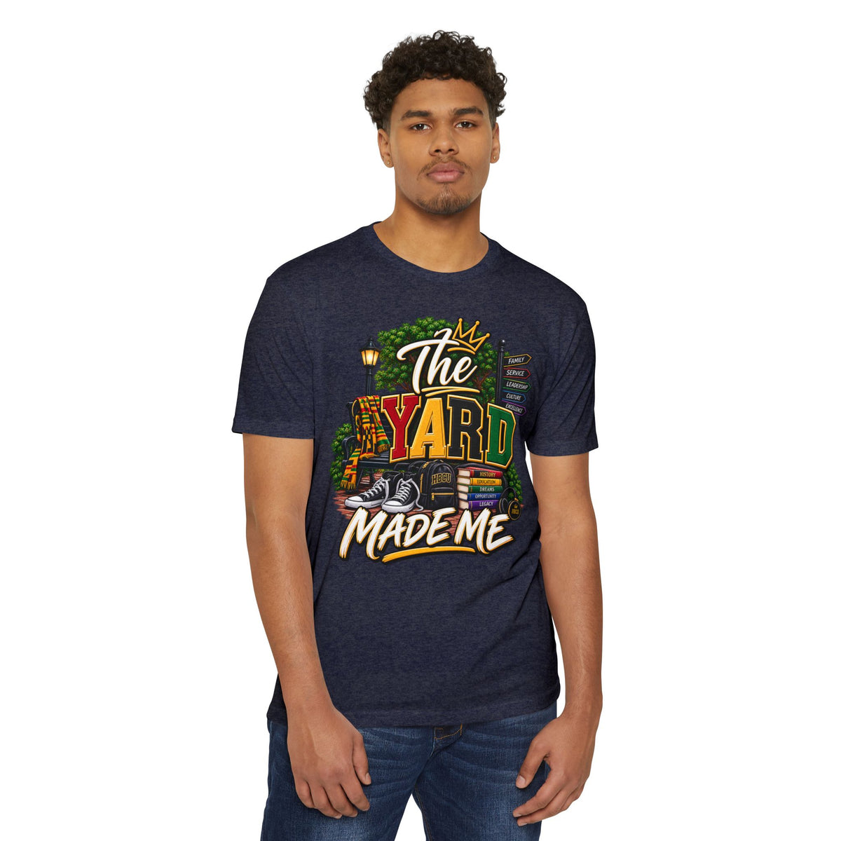 The Yard Made Me T-Shirt — Retro Urban Streetwear Tee