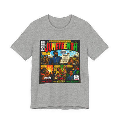 Juneteenth Comic-Style T-Shirt — Retro Celebration Tee
