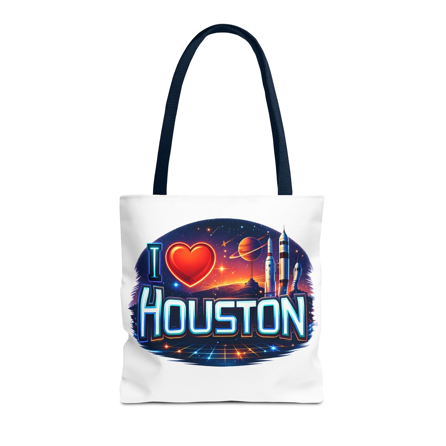 I  Houston Retro Space Tote Bag