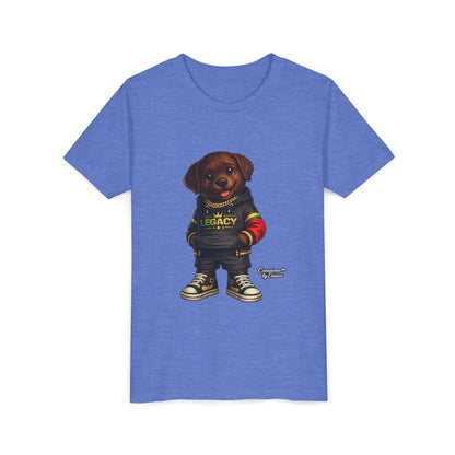 Youth Dog Tee — 'Legacy' Streetwear Puppy Graphic Shirt