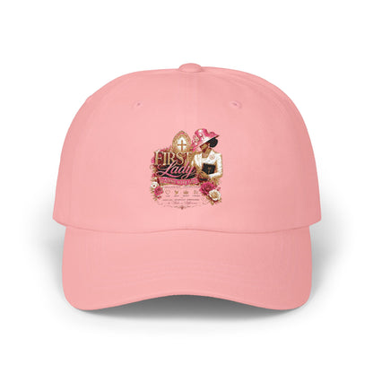 Vintage Floral 'Mom' Dad Cap – Retro Mom & Roses Embroidered Baseball Hat