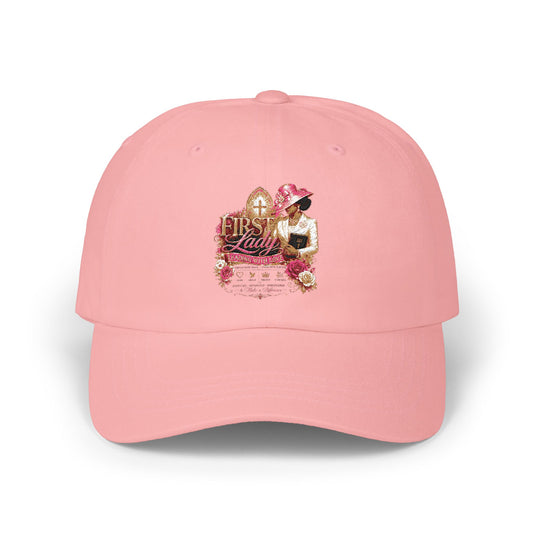 Vintage Floral 'Mom' Dad Cap – Retro Mom & Roses Embroidered Baseball Hat