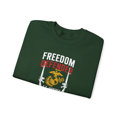 "Freedom Defender U.S. Marines Veteran For Life" Sweatshirt