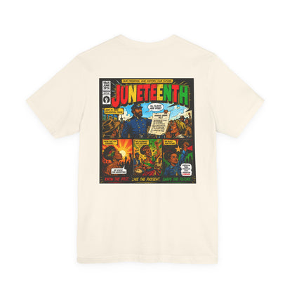 Juneteenth Comic-Style T-Shirt — Retro Celebration Tee