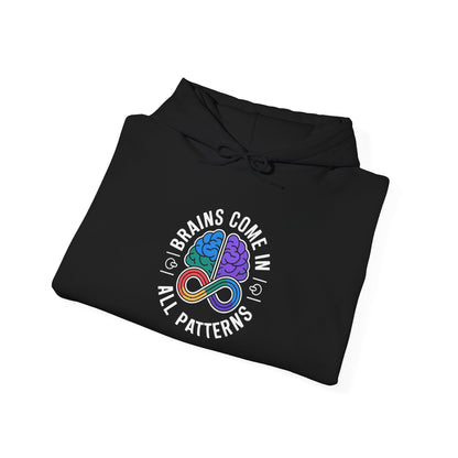 Brains Come in All Patterns Hoodie