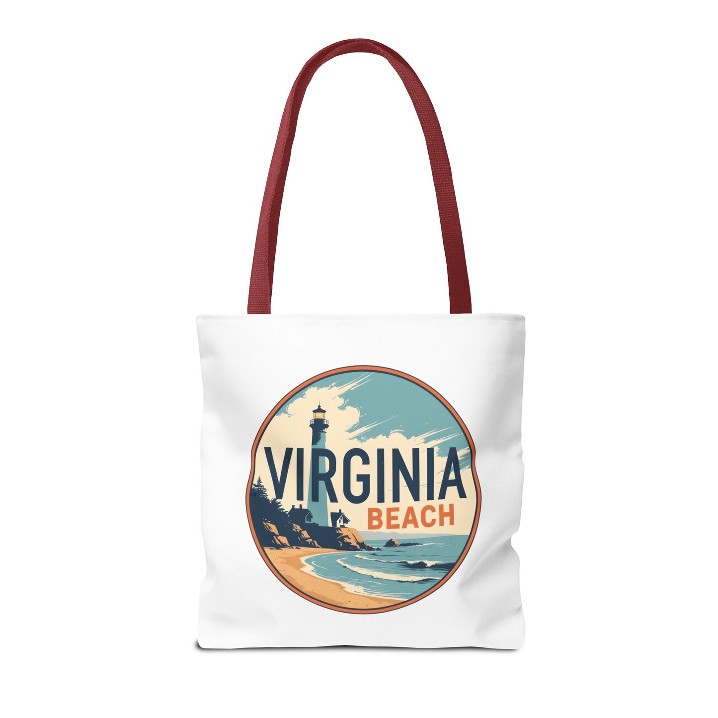 Virginia Beach Vintage Lighthouse Tote Bag