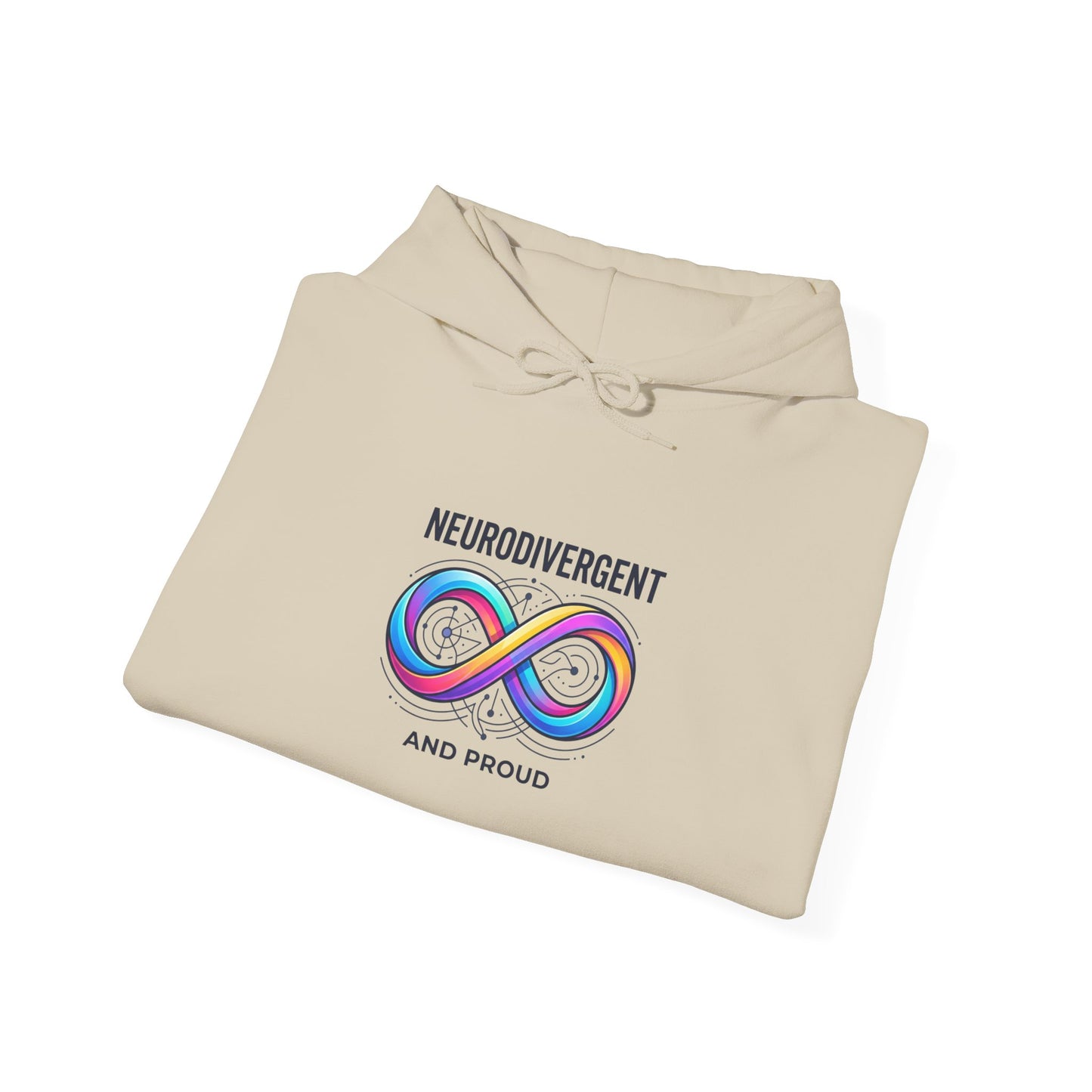 Neurodivergent Infinity Logo Hoodie | autistic pride, affirming
