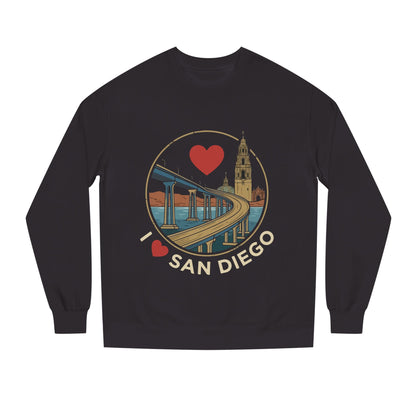 I Heart San Diego Sweatshirt — Balboa Park & Coronado Bridge Crewneck