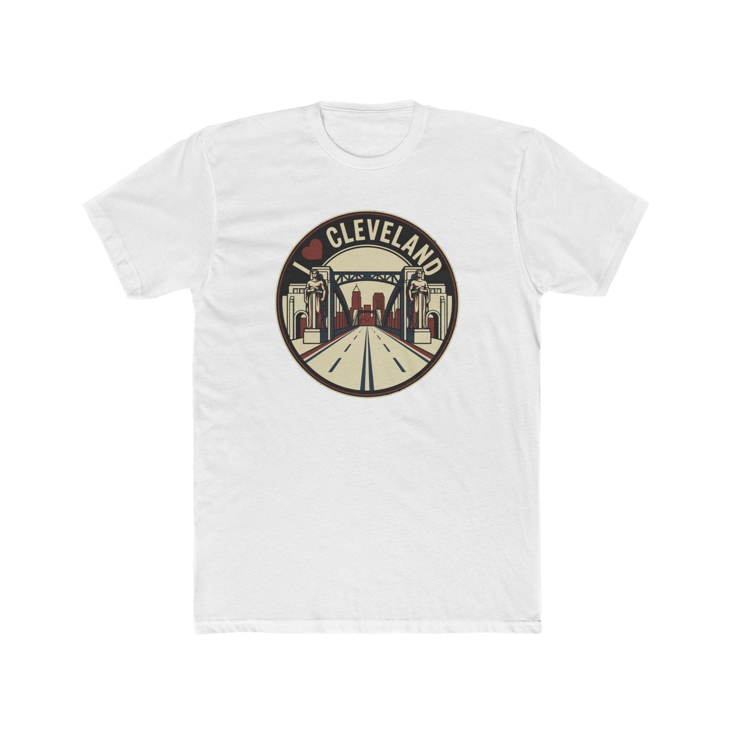 Cleveland Retro Cityscape Tee — I  Cleveland Graphic T‑Shirt