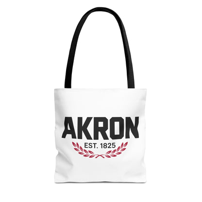 Akron Est. 1825 Tote Bag — City Pride Canvas Tote