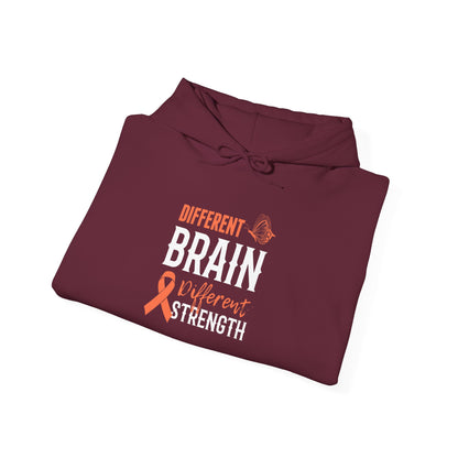 Different Brain Different Strength Hoodie