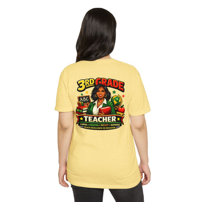 3rd Grade Teacher T‑Shirt – Black Excellence in Education Design