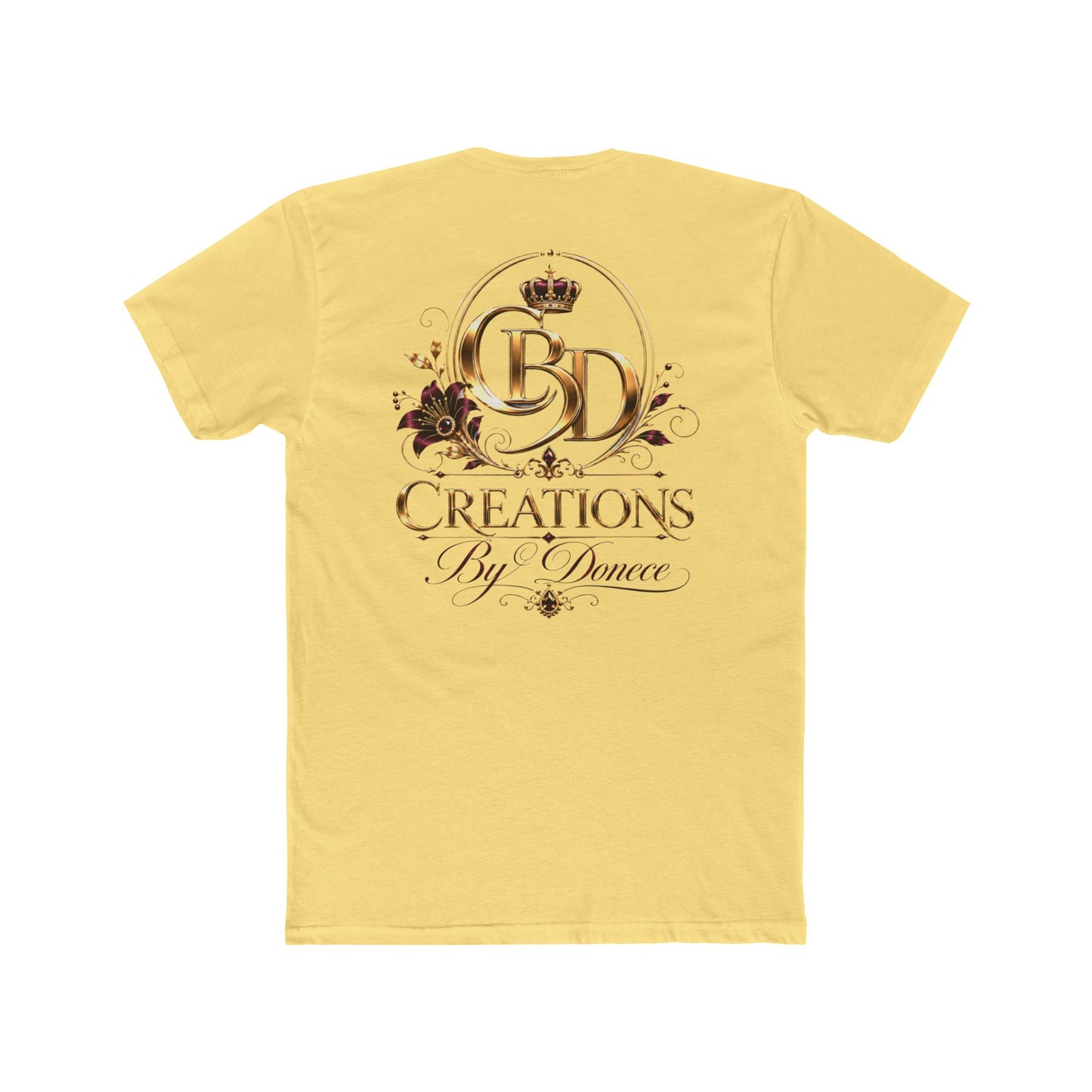 Creations By Donece Logo Tee - Luxury Monogram Graphic T-Shirt