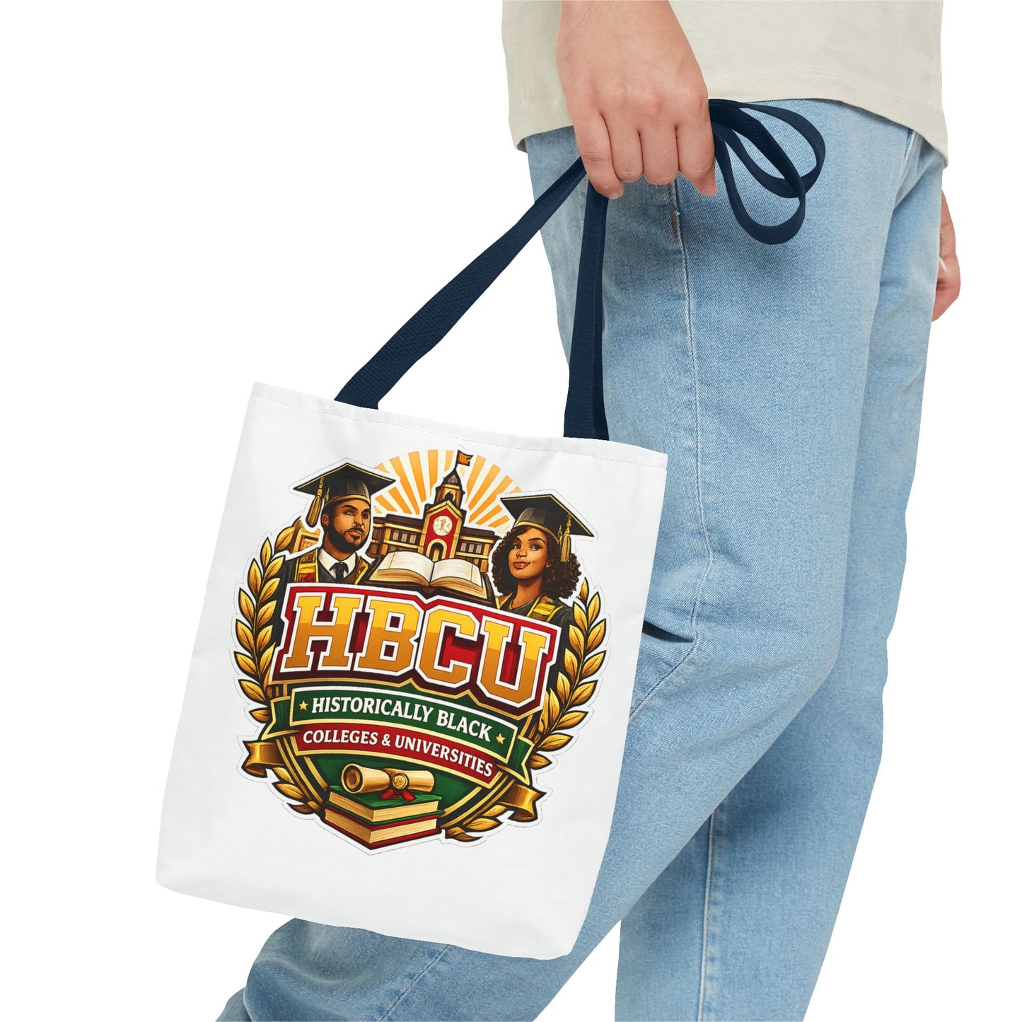 HBCU Crest Tote Bag — Historically Black Colleges & Universities Graduation Tote