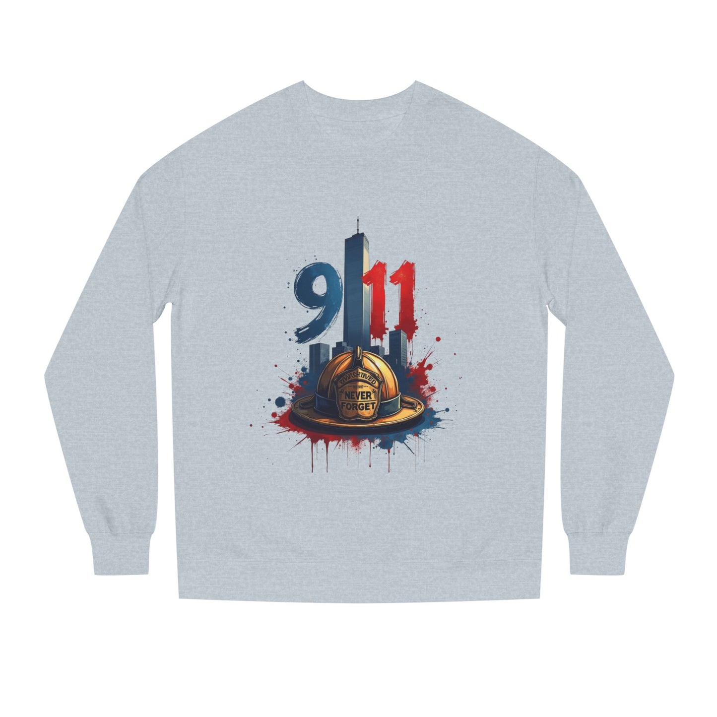9/11 Memorial Sweatshirt – Firefighter Tribute Crewneck