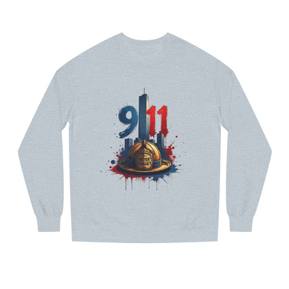 9/11 Memorial Sweatshirt – Firefighter Tribute Crewneck