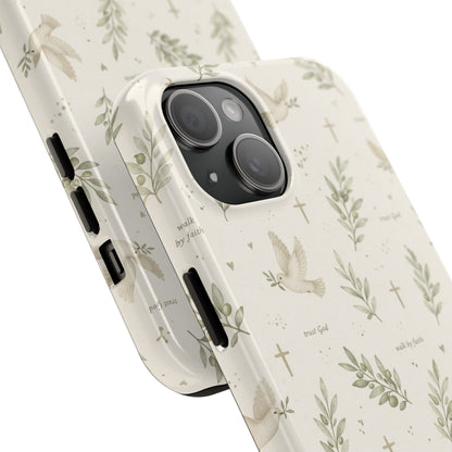 Walk By Faith Phone Case | Christian Floral iPhone Case