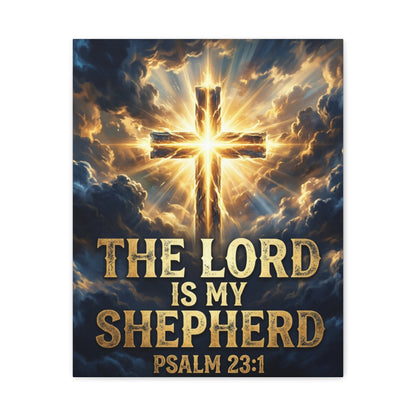 The Lord Is My Shepherd  - Psalm 23:1 Canvas Wall Art