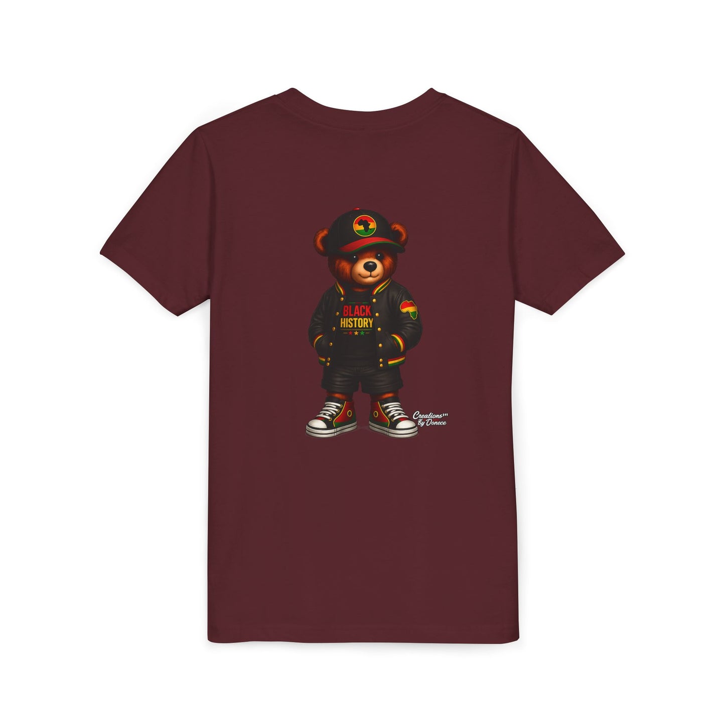 Kids 'Black History' Streetwear Bear Tee