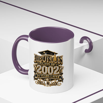 Class of 2002 Reunion Coffee Mug — "Still Classy" Accent Mug (11/15oz)