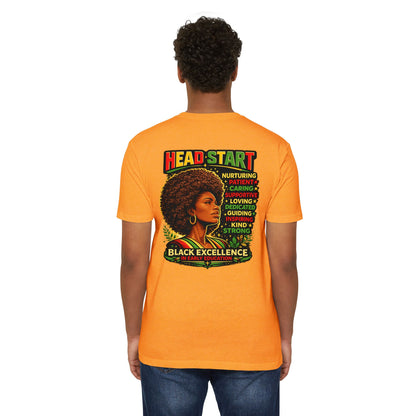 Head Start Black Excellence T-Shirt — Afrocentric Inspirational Graphic Tee