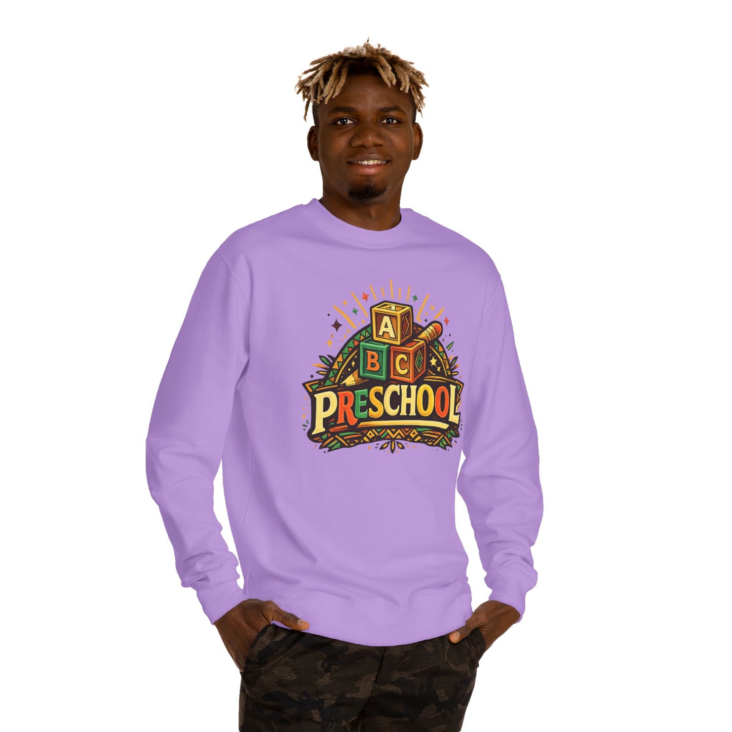 Preschool ABC Blocks Sweatshirt — Cute Back-to-School Teacher & Toddler Crewneck