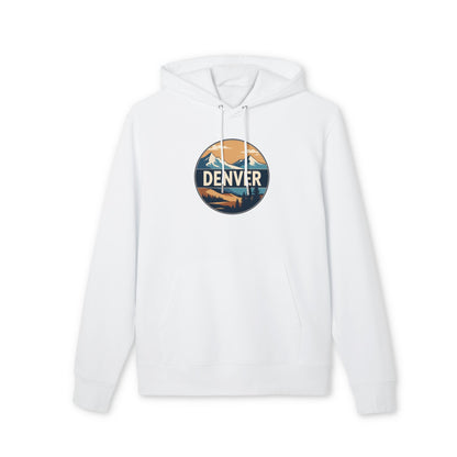 Denver Mountains Hoodie — Retro Outdoor Graphic