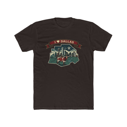 I Heart Dallas Tee — Vintage Dallas Skyline T-Shirt