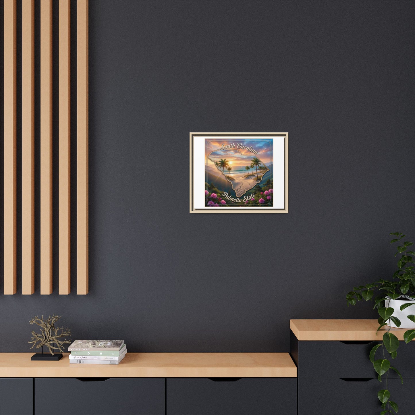 Matte Canvas, Framed (Multi-color)