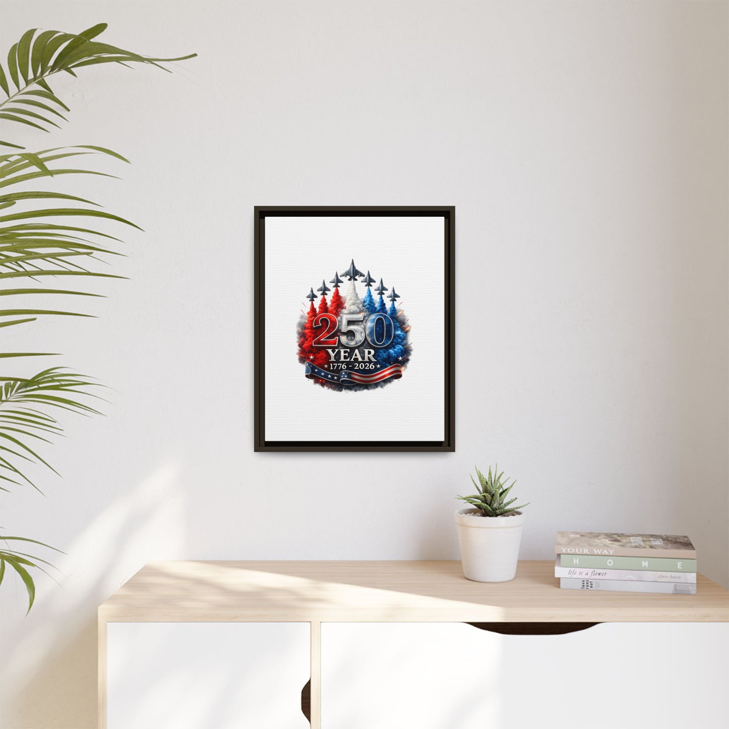 Matte Canvas, Framed (Multi-color)