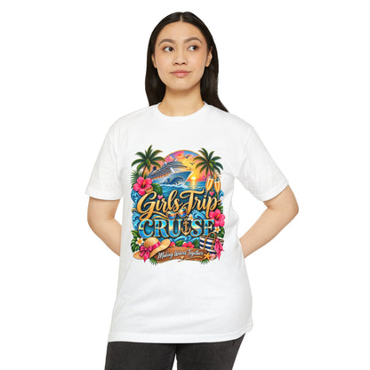 Girls Trip Cruise T-Shirt — Tropical Vacation Graphic Tee