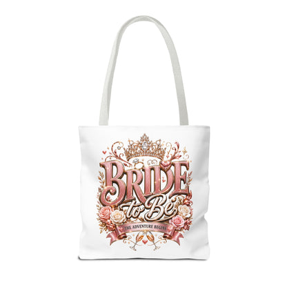 Bride-to-Be Floral Tote Bag - Bachelorette Gift & Bridal Shower Accessory