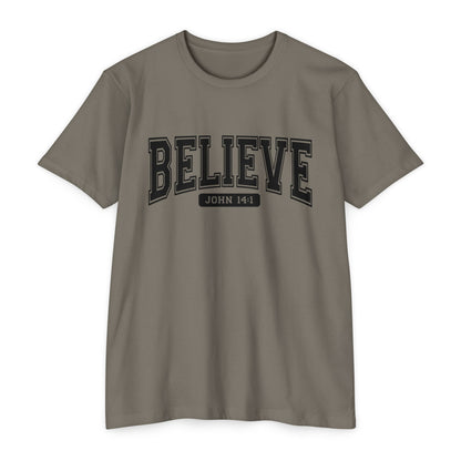 Believe John 14:1 T-Shirt — Faith-Inspired Biblical Tee