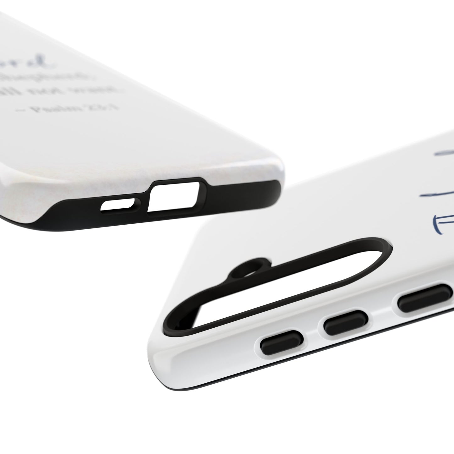Psalm 23:1 Phone Case — "The Lord is my shepherd; I shall not want" Christian Protective Cover
