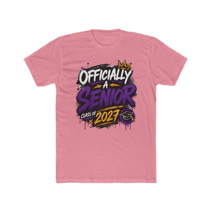 Officially A Senior Class of 2027 T-Shirt — Graduation Tee for High School Seniors