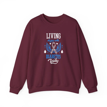 "Living Strong With Diabetes Daily" Sweatshirt