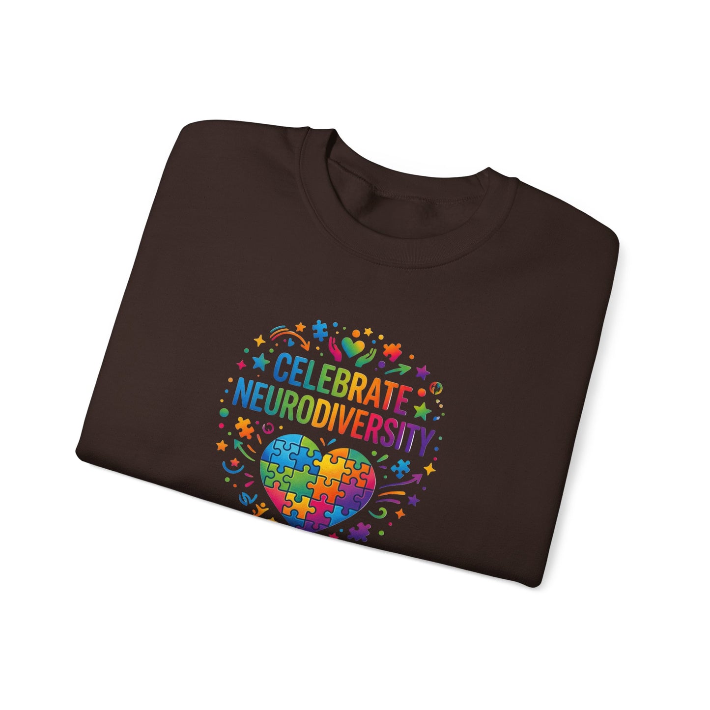 Celebrate Neurodiversity Crewneck Sweatshirt