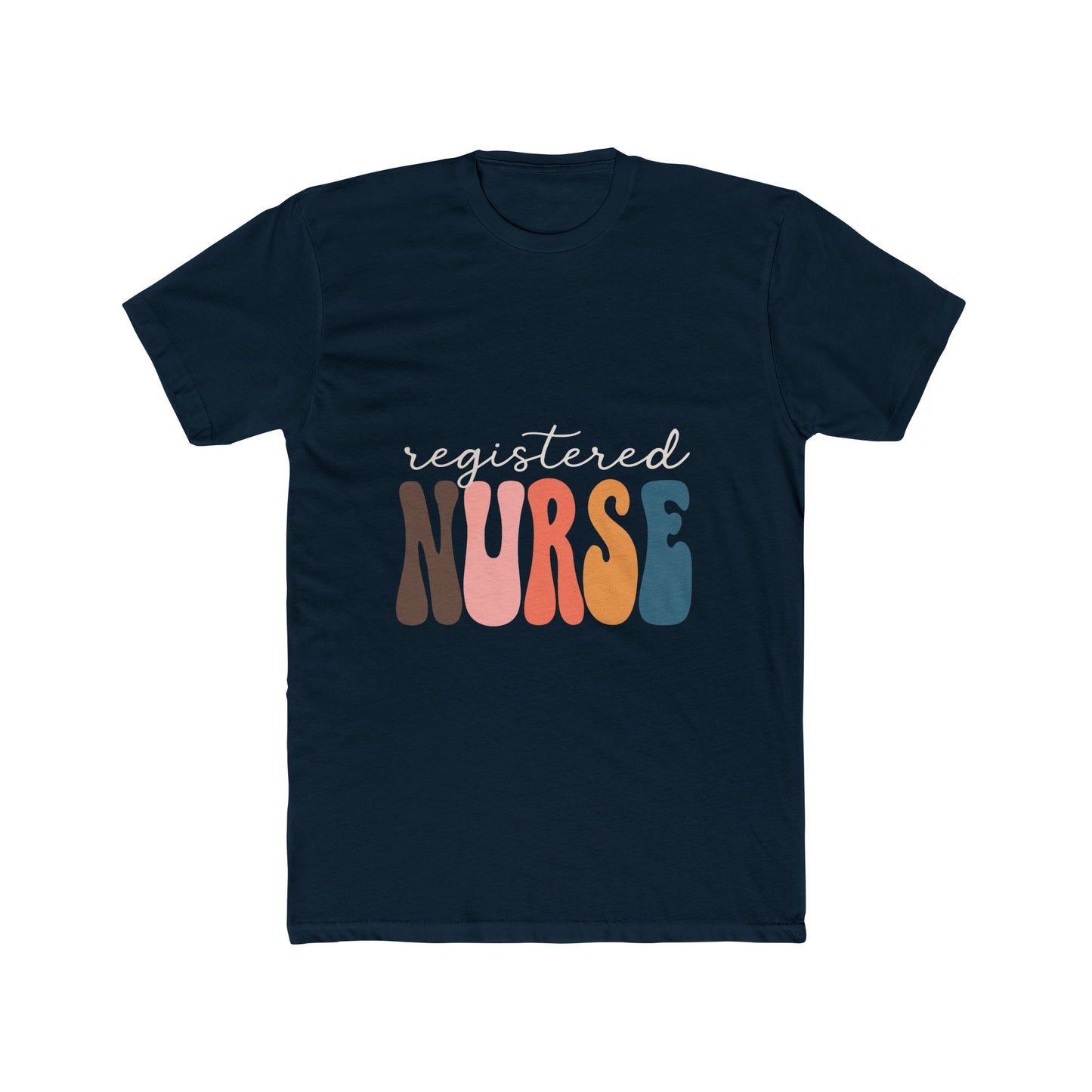 Nurse Retro Bubble Letter T-Shirt