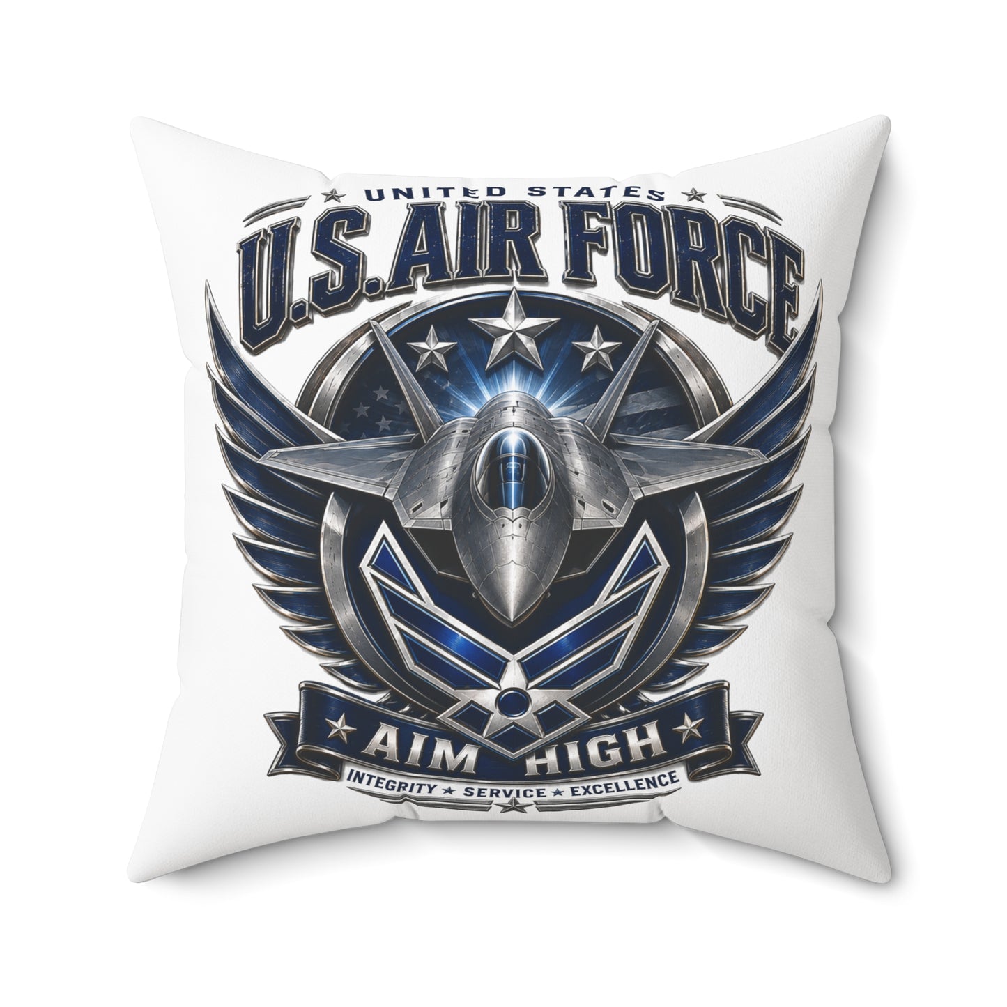 U.S. Air Force 'Aim High' Decorative Throw Pillow