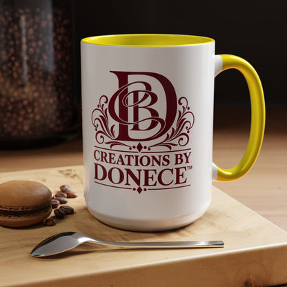 Creations by Donece Logo Accent Coffee Mug (11/15oz)