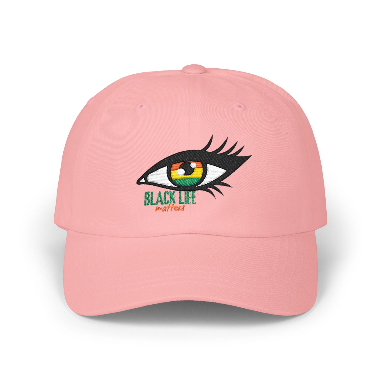 Dad Cap — Embroidered Eye "Black Life, Next Year" Dad Hat
