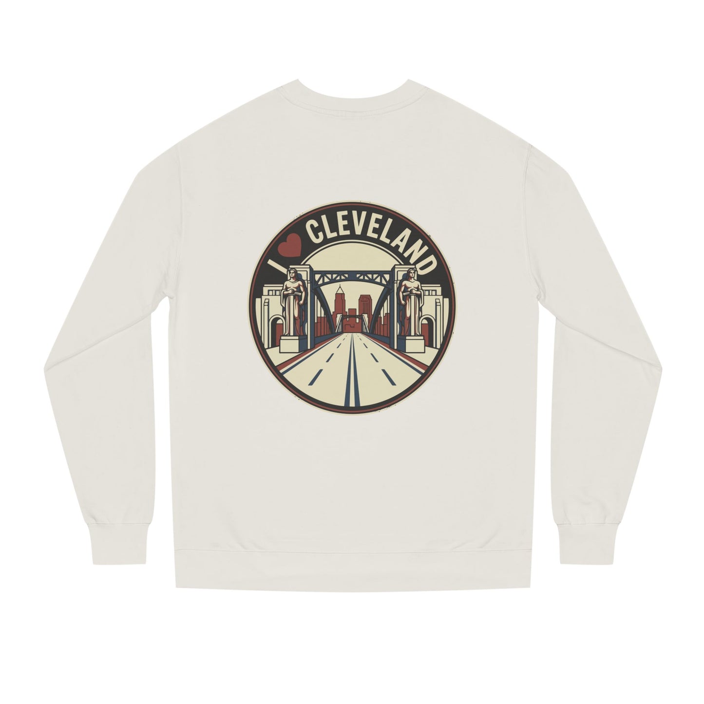 Cleveland Skyline Sweatshirt — I  Cleveland Retro City Crewneck