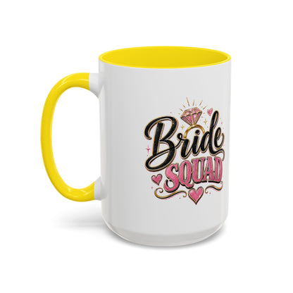 Bride Squad Coffee Mug — Bachelorette Party Gift, Bridal Shower Accent Mug