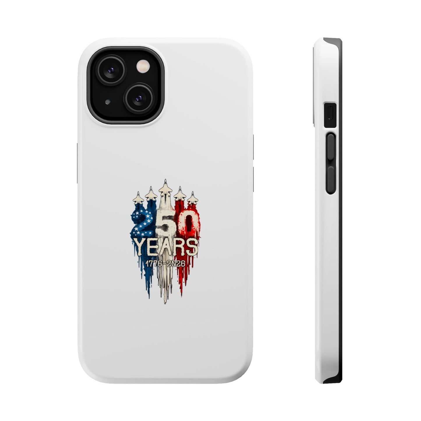 50 Years Patriotic iPhone Case — American Flag Anniversary Magnetic Impact-Resistant Case