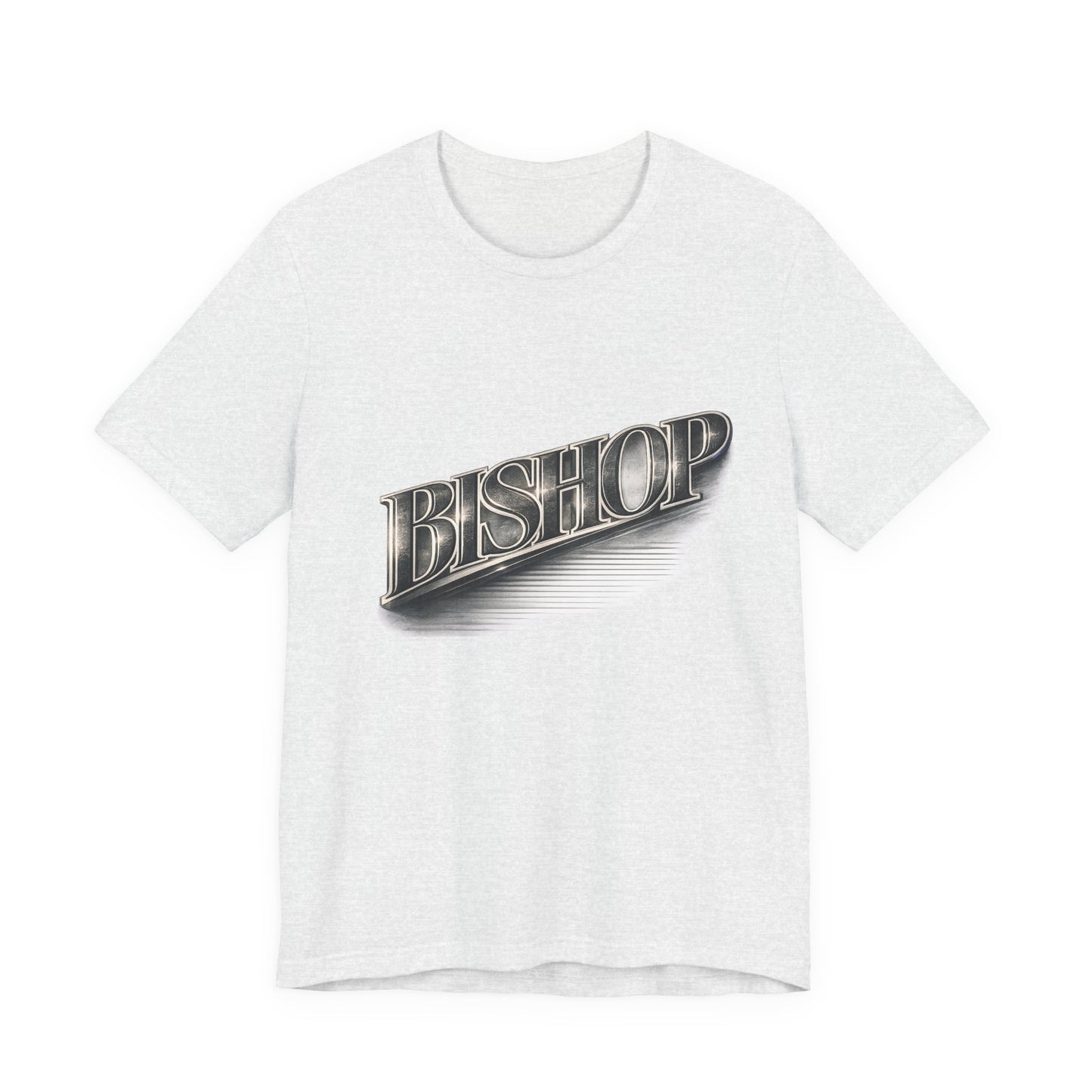 Bishop Retro Chrome Logo T‑Shirt