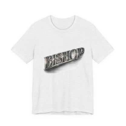 Bishop Retro Chrome Logo T‑Shirt