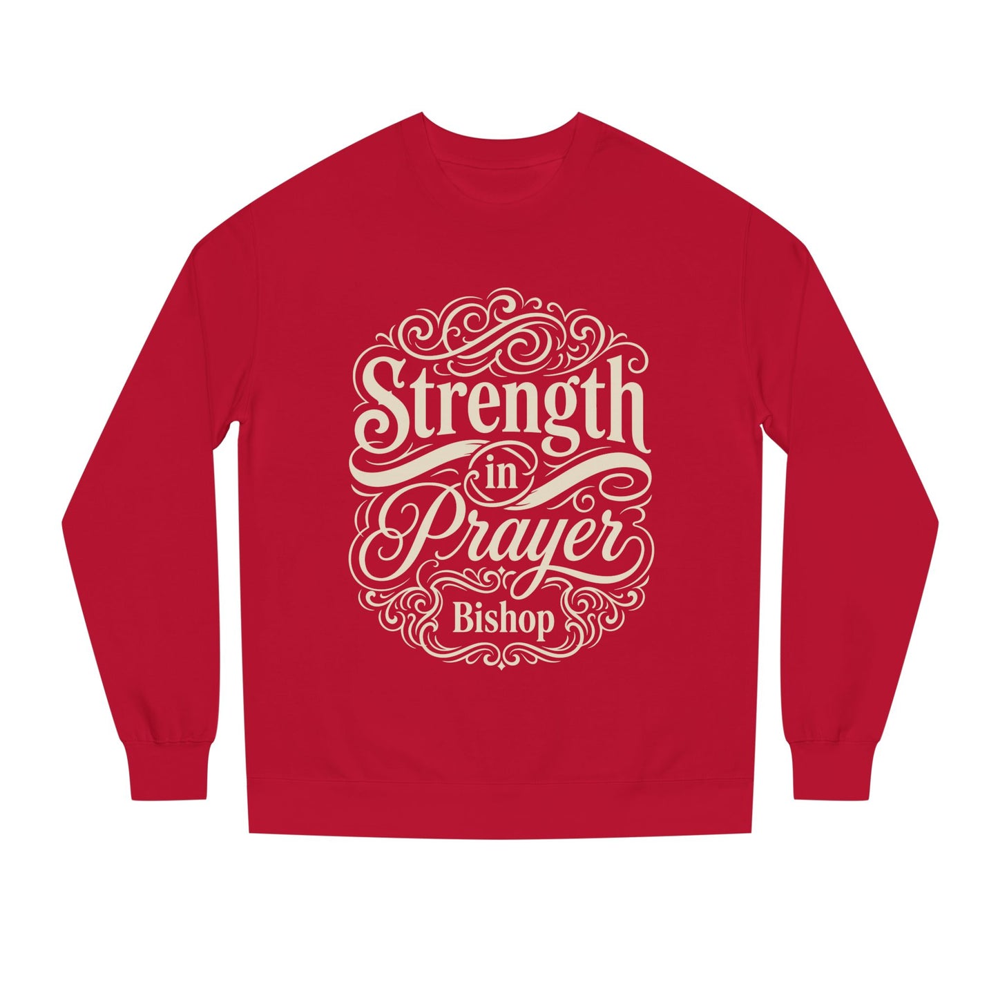 Strength in Prayer Sweatshirt — Inspirational Christian Crewneck for Faith & Encouragement