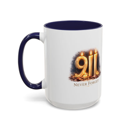 9/11 Never Forget Memorial Coffee Mug