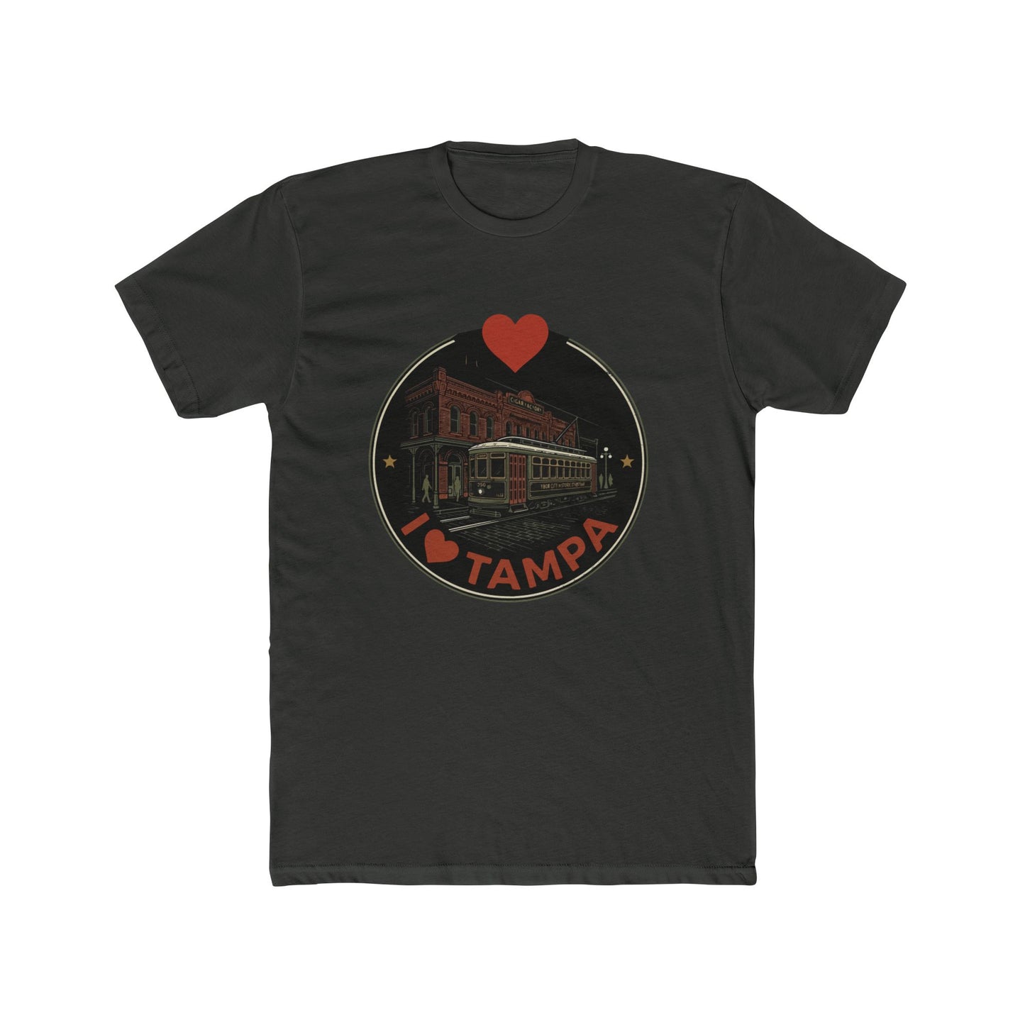 I Heart Tampa Streetcar T-Shirt — Retro Tampa Vintage City Tee