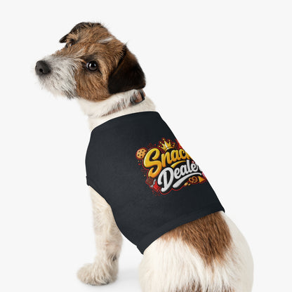 Snack Dealer Pet Tank Top – Funny Treat Lover Dog Shirt